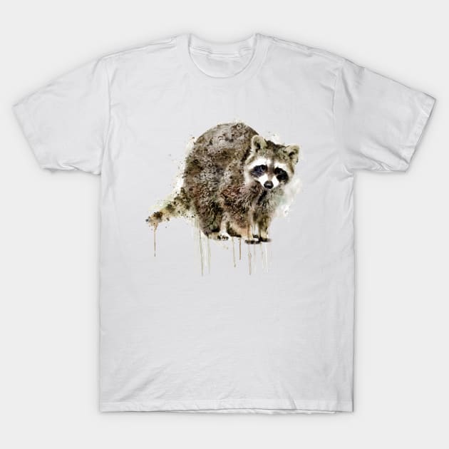 Raccoon T-Shirt by Marian Voicu